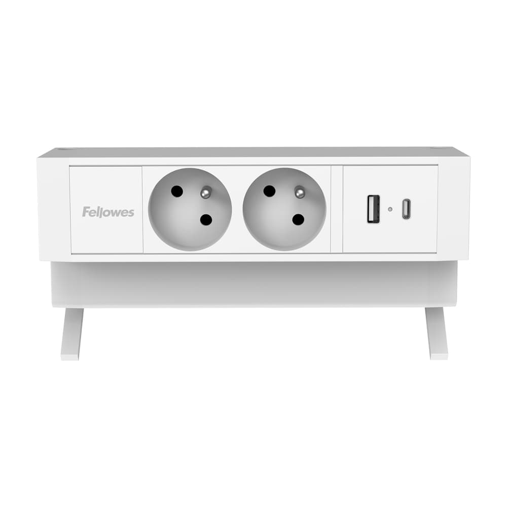 Listwa zasilająca 2m Power Desk Typ E biała 100137185 FELLOWES