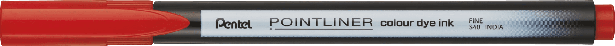 Cienkopis POINTLINER COLOUR czerwony S40-B PENTEL