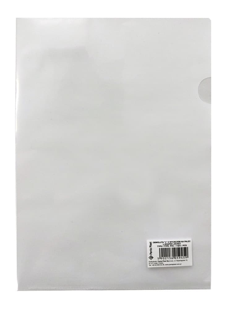 Obwoluta L typu PVC 160mic (25szt.) 0401-0038-00 PANTA PLAST