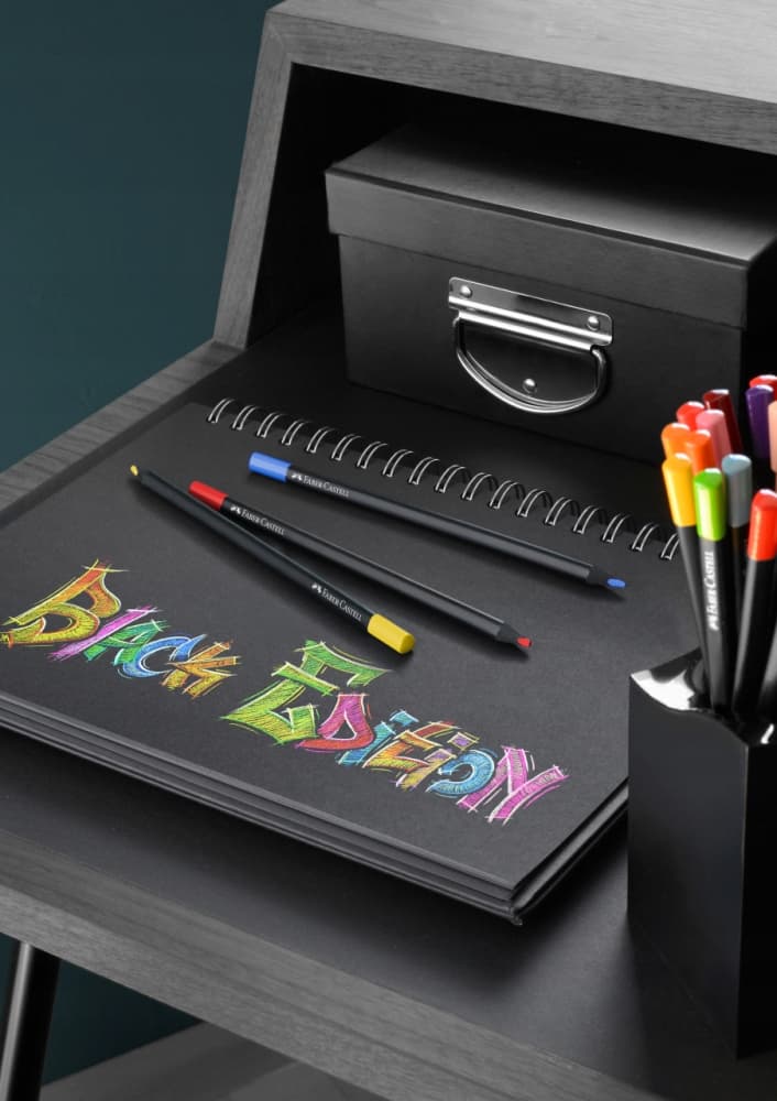 Kredki trójkatne BLACK EDITION 12kol. FABER CASTEL 116412