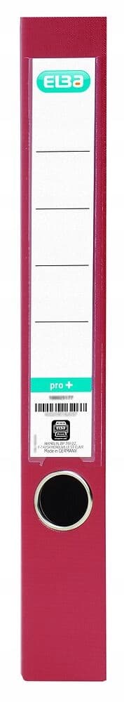 Segregator na dokumenty A4 50mm PRO+ czerwony 100202105 ELBA