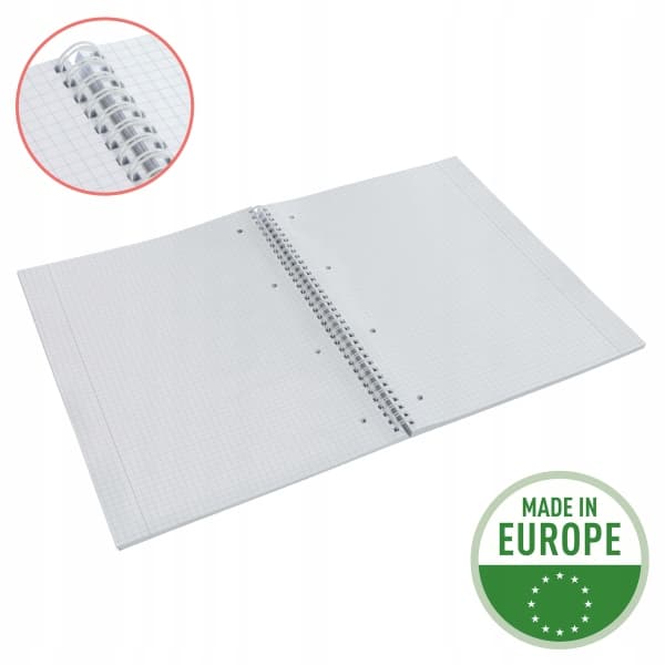 Kołonotatnik Colour`Breeze A4 w kratkę koralowy 628478 ESSELTE