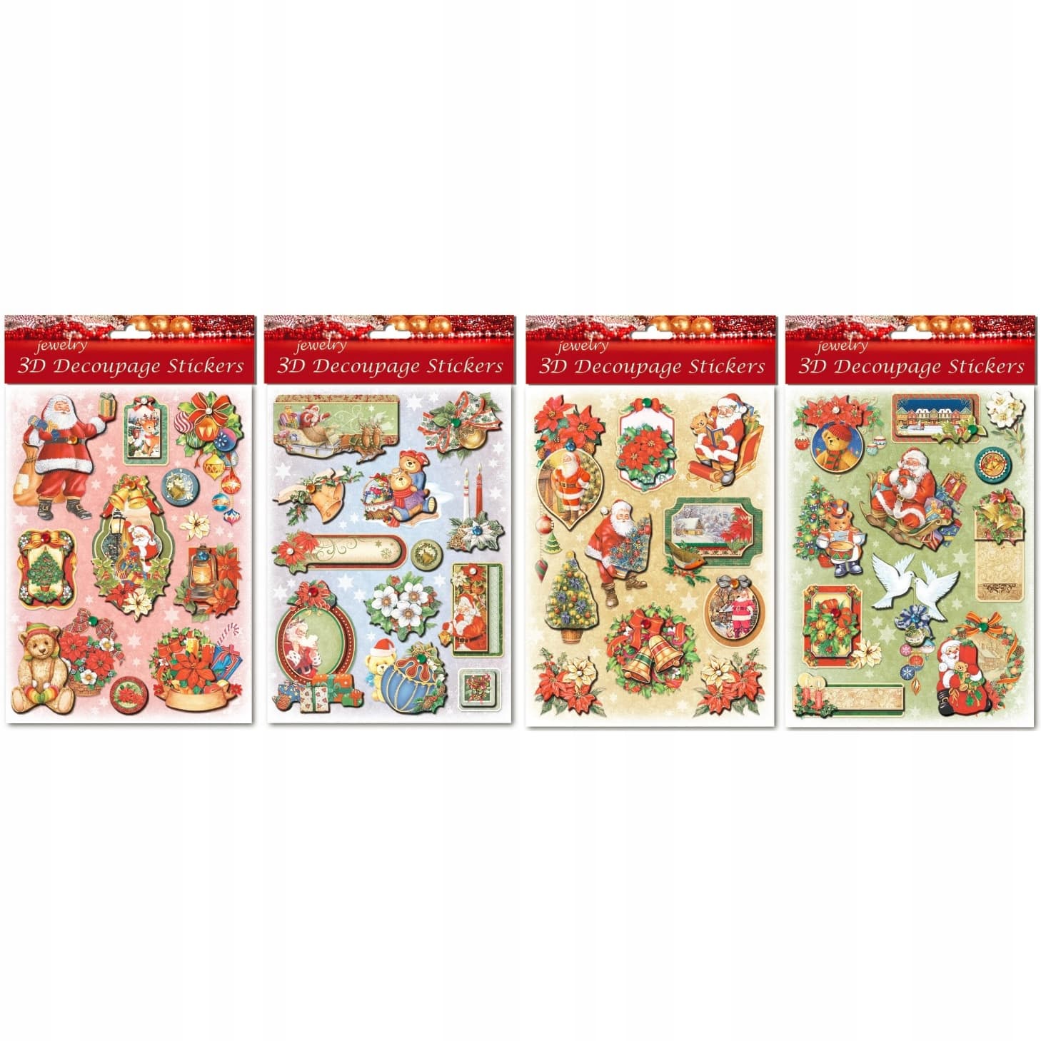 Naklejki do decoupage 3D Boże Narodzenie NKX-5799 ALIGA