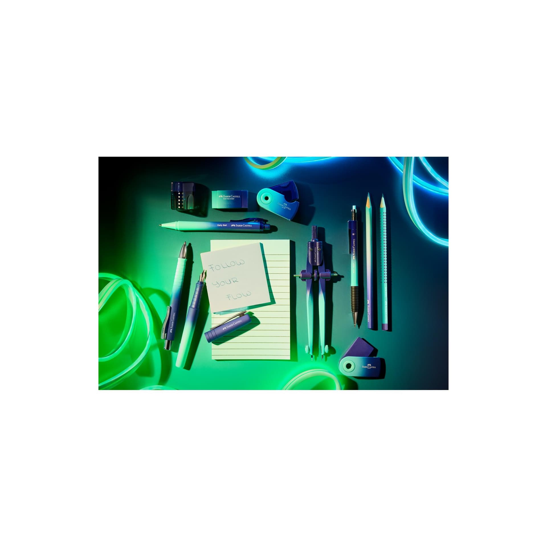Ołówek automatyczny 0,7mm GRIP BUZZING BLUE 134702 Faber-Castell