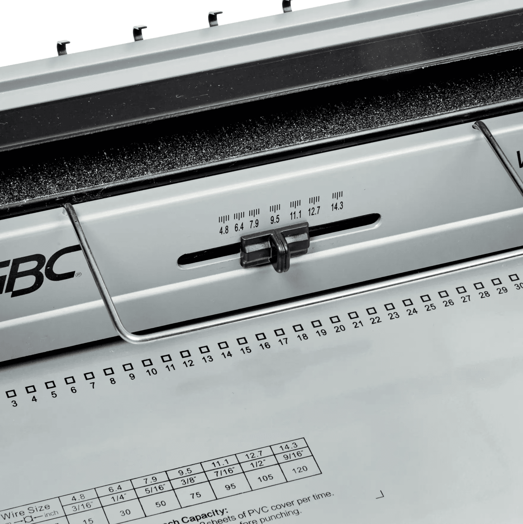 Bindownica drutowa W12 z ręcznym dziurkaczem binduje do 125 kartek A4 4410043 GBC