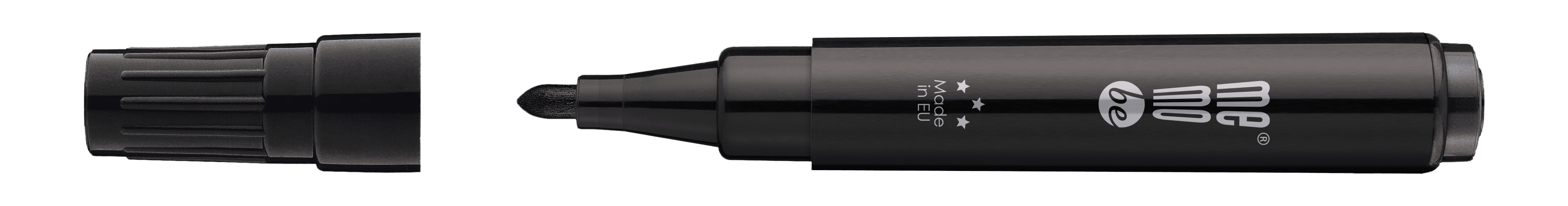 Marker permanentny M200 końcówka okrągła 3mm czarny MM200-02 MEMOBE