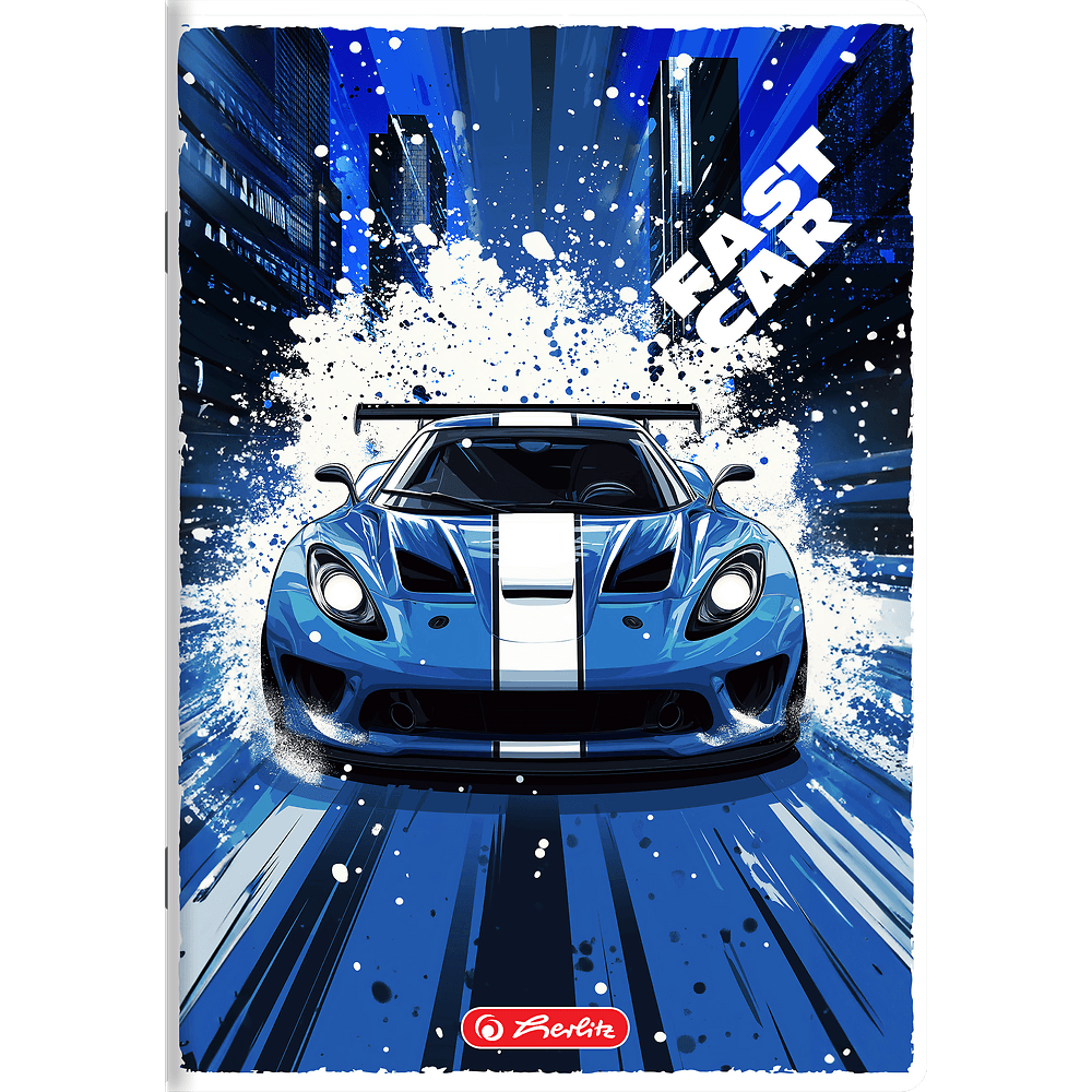 Zeszyt A5 32k kratka margines FAST CAR 400196836 HERLITZ