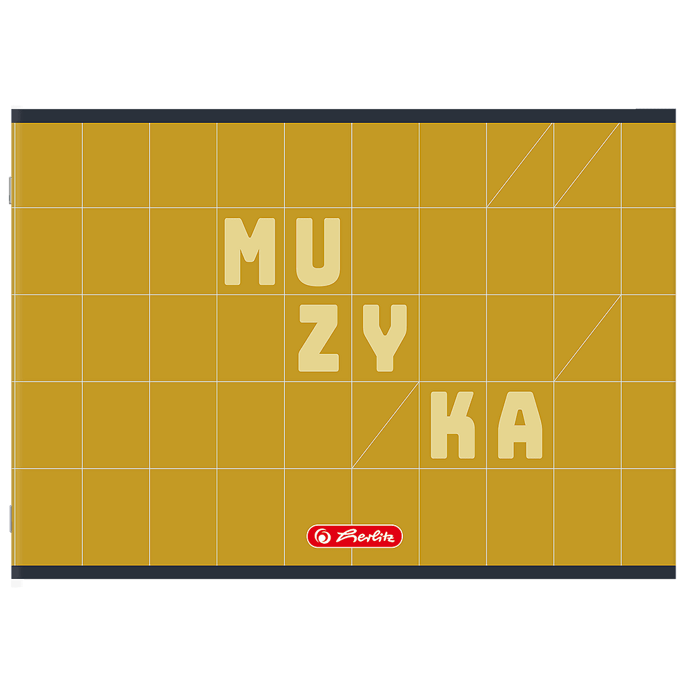 Zeszyt do nut A5 16k pięciolinia MUZYKA 400206336 HERLITZ