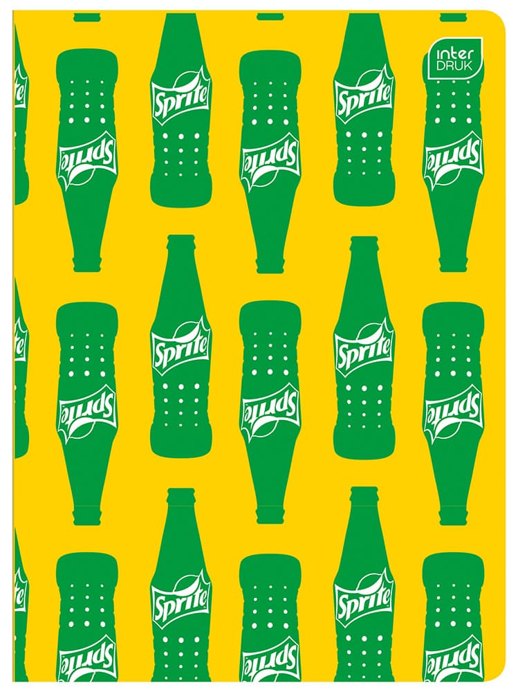 Zeszyt A5 32k 3-linia kolorowa 70g Mat+UV COCA COLA INTERDRUK