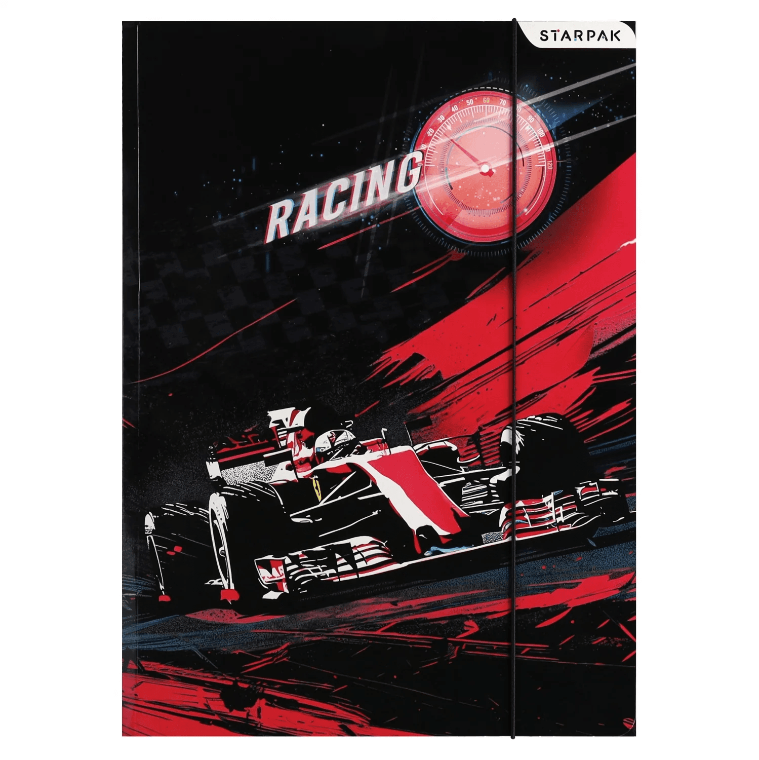 Teczka z gumką A4 RACING mix 583302 STARPAK