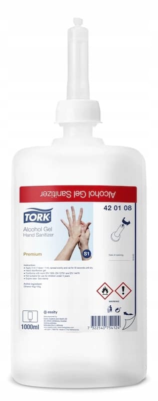 Żel do dezynfekcji rąk 1000ml S1 420103/420108 TORK
