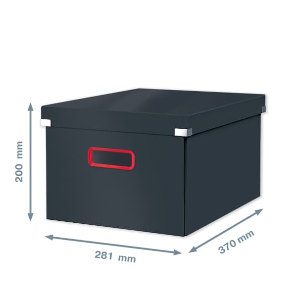 Pudełko do przechowywania Leitz Click&Store Cosy średnie szare 53480089