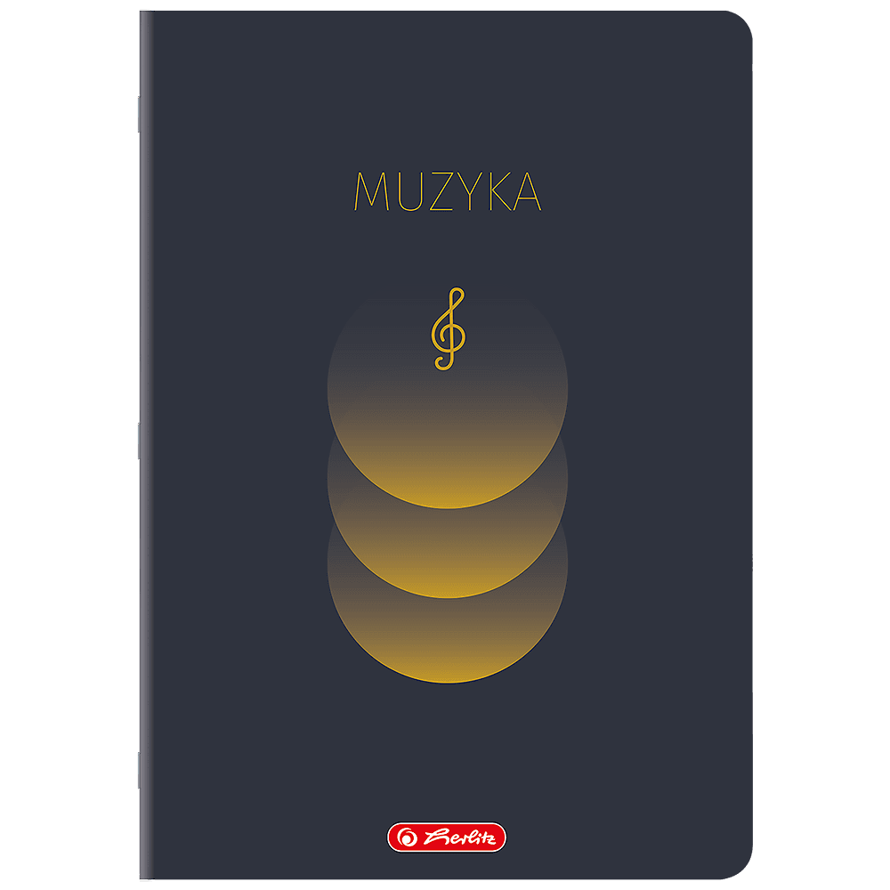 Zeszyt A4 16k pieciolinia MUZYKA pionowy 400206360 HERLITZ