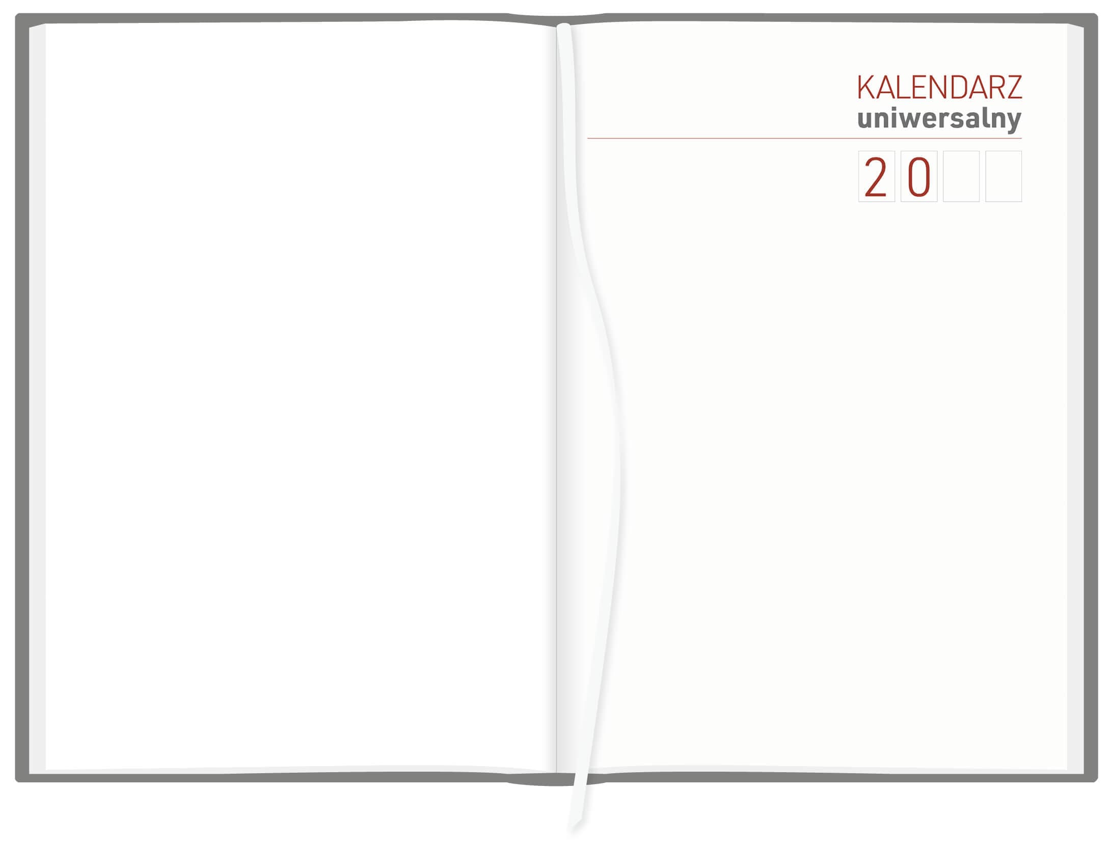 Kalendarz A4 Vivella UNIWERSALNY dzienny p.biały 238 A4DB czerwony Wokół Nas