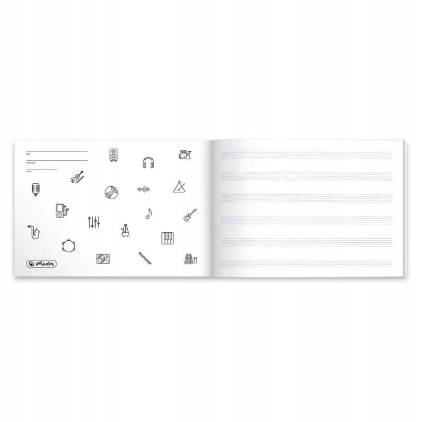 Zeszyt do nut A5 16k MUZYKA 400198008 HERLITZ