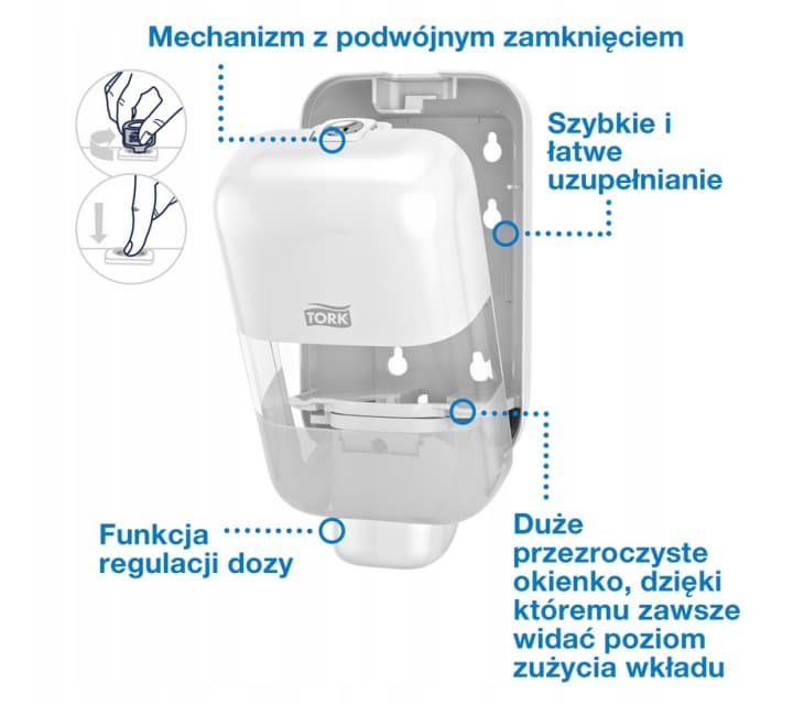 Dozownik do mydła w płynie 525ml S5 565200 TORK