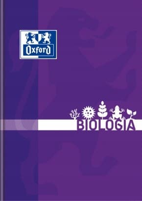 Zeszyt szkolny A5 przedmiotowy 80 kartek w kratkę BIOLOGIA 400128286 OXFORD