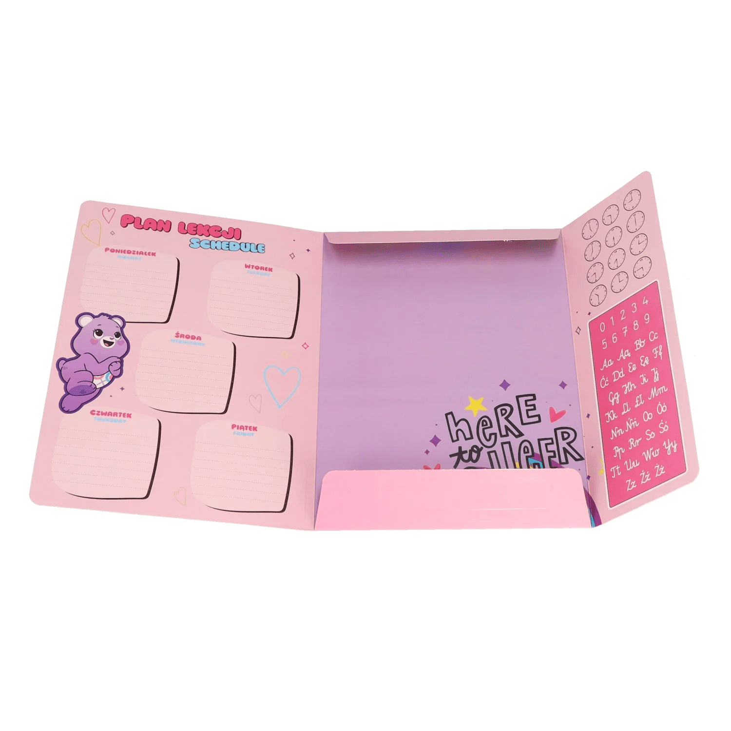 Teczka z gumką A4 CARE BEARS mix 583296 STARPAK