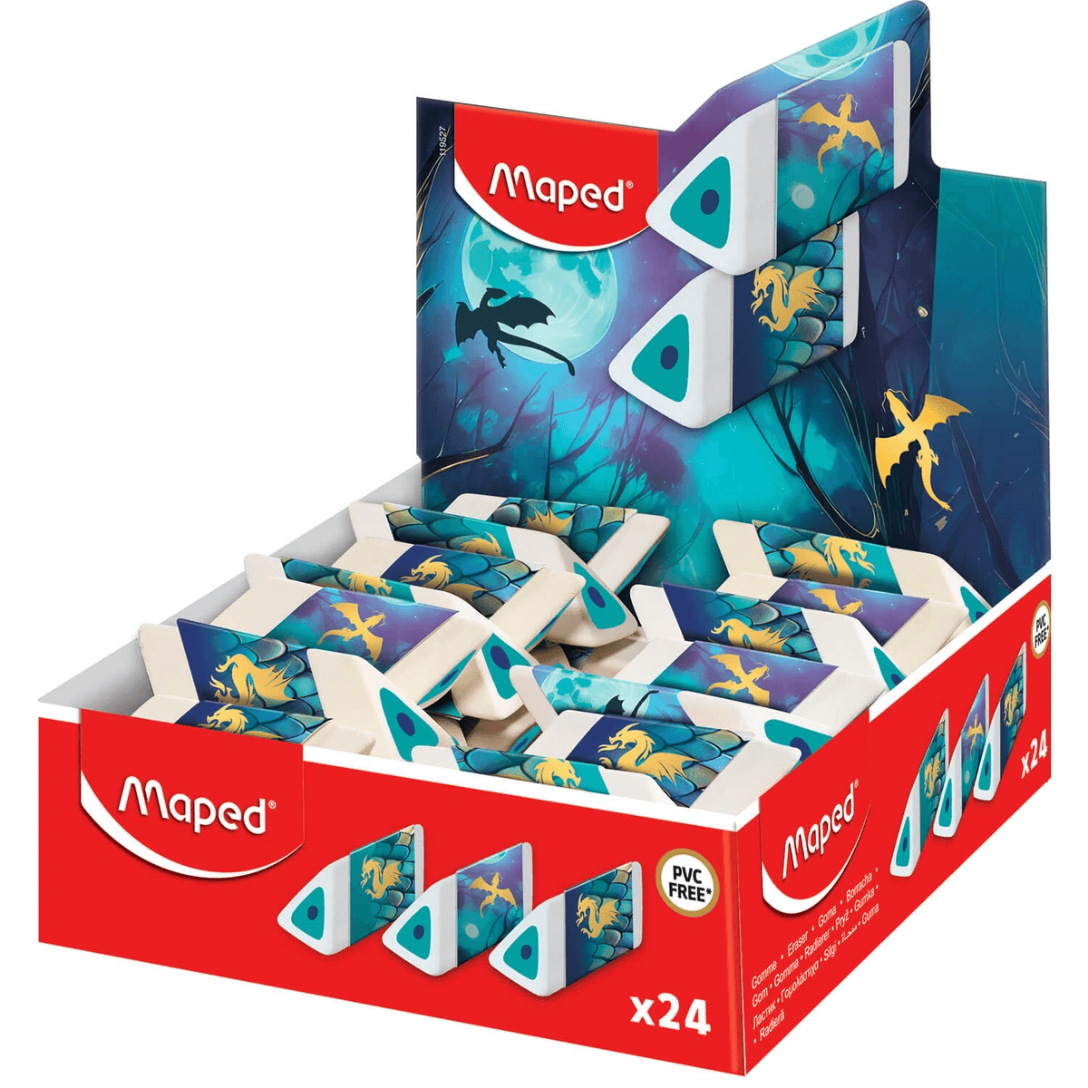 Gumka MAPED PYRAMID DRAGON 119527