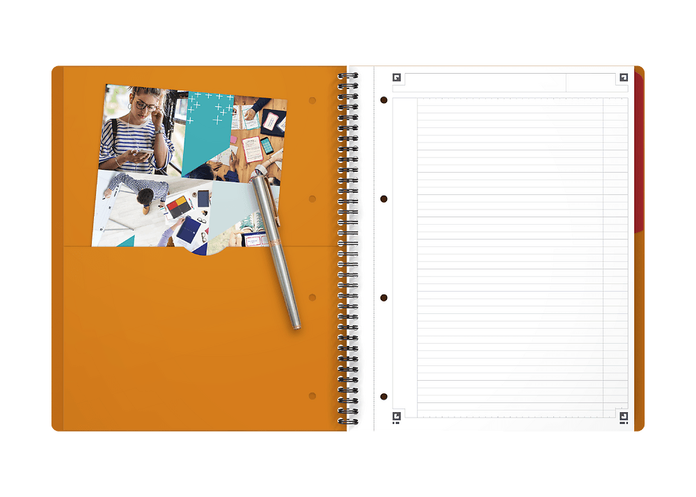 Kołonotatnik A4 80K linie PP OXFORD Activebook International 100102994