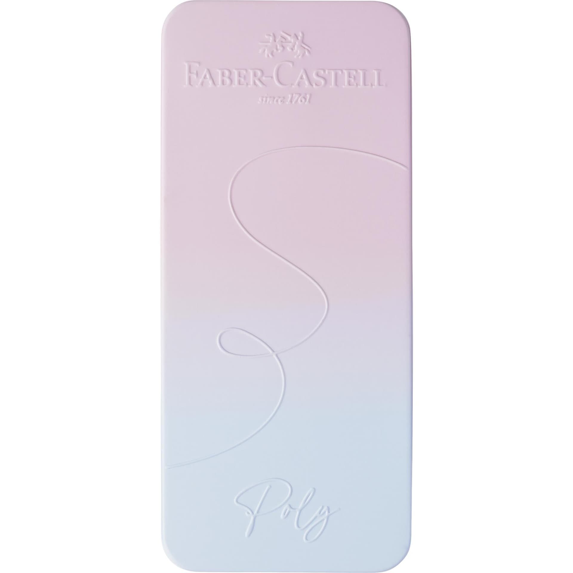 Zestaw POLY Pióro wieczne M + długopis BLUSHING SKY 241054 Faber-Castell