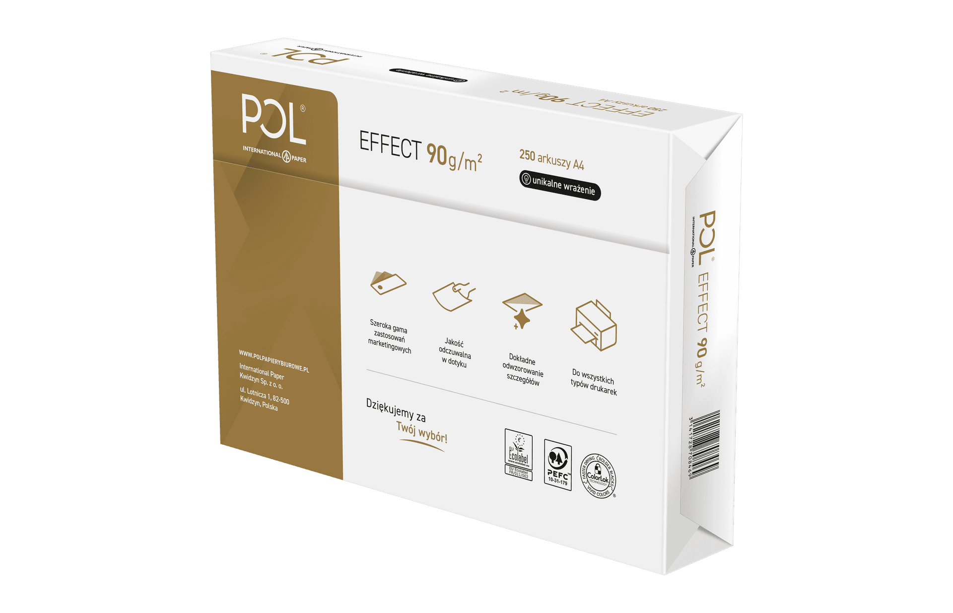 Papier ksero POLEFFECT A4 90g 250ark