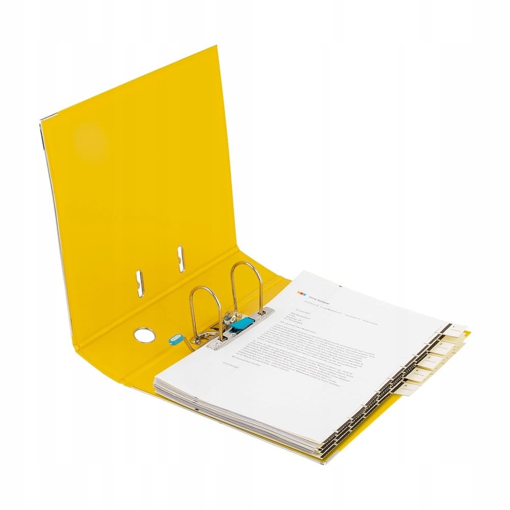 Segregator na dokumenty A4 80cm PRO+ żółty 100202166 ELBA