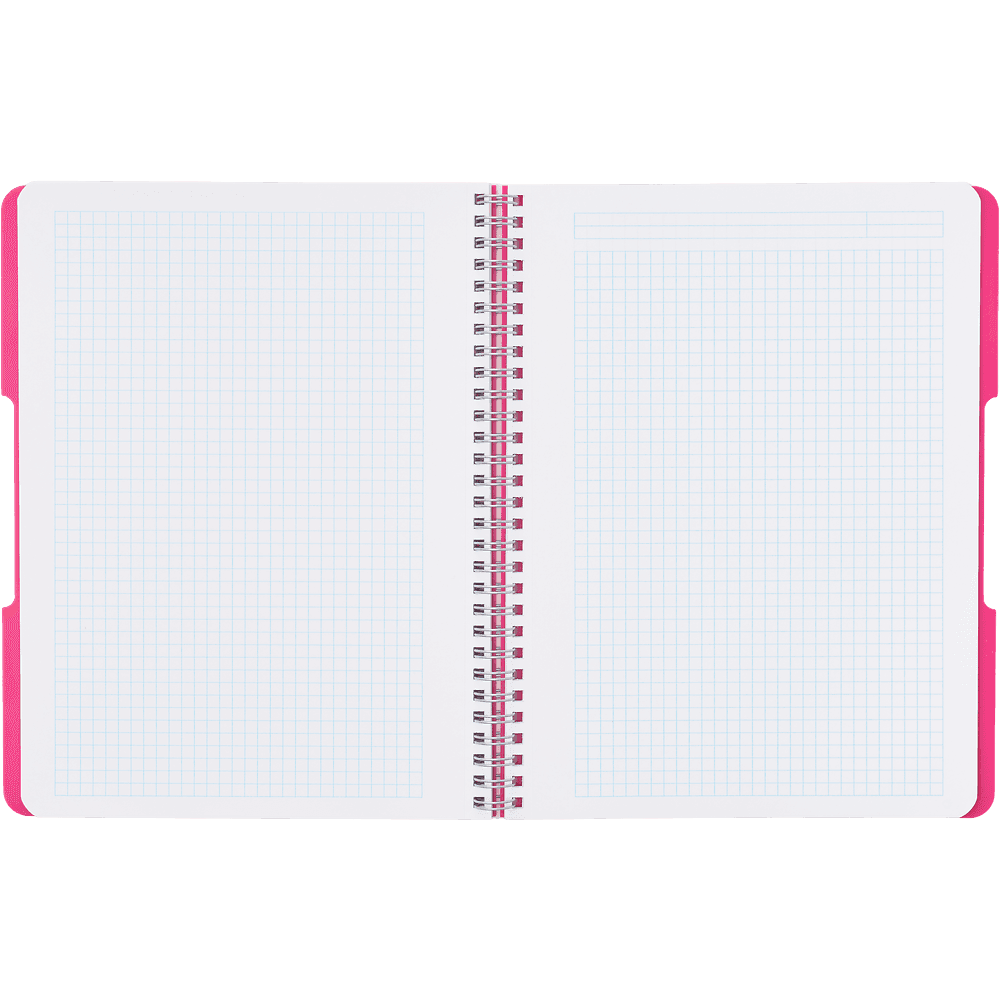 Kołozeszyt A5 80k kratka ECO PP COLORS różowy 400198751 HERLITZ