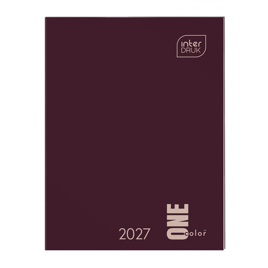 Kalendarzyk 2027 64 strony MO 8x10,5cm ONE COLOR INTERDRUK