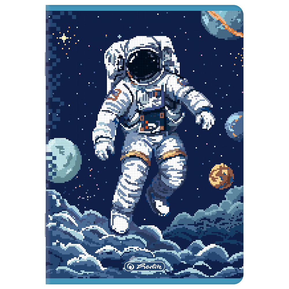 Zeszyt A5 16k kratka PIXEL FUN chłopięcy 400207497 HERLITZ