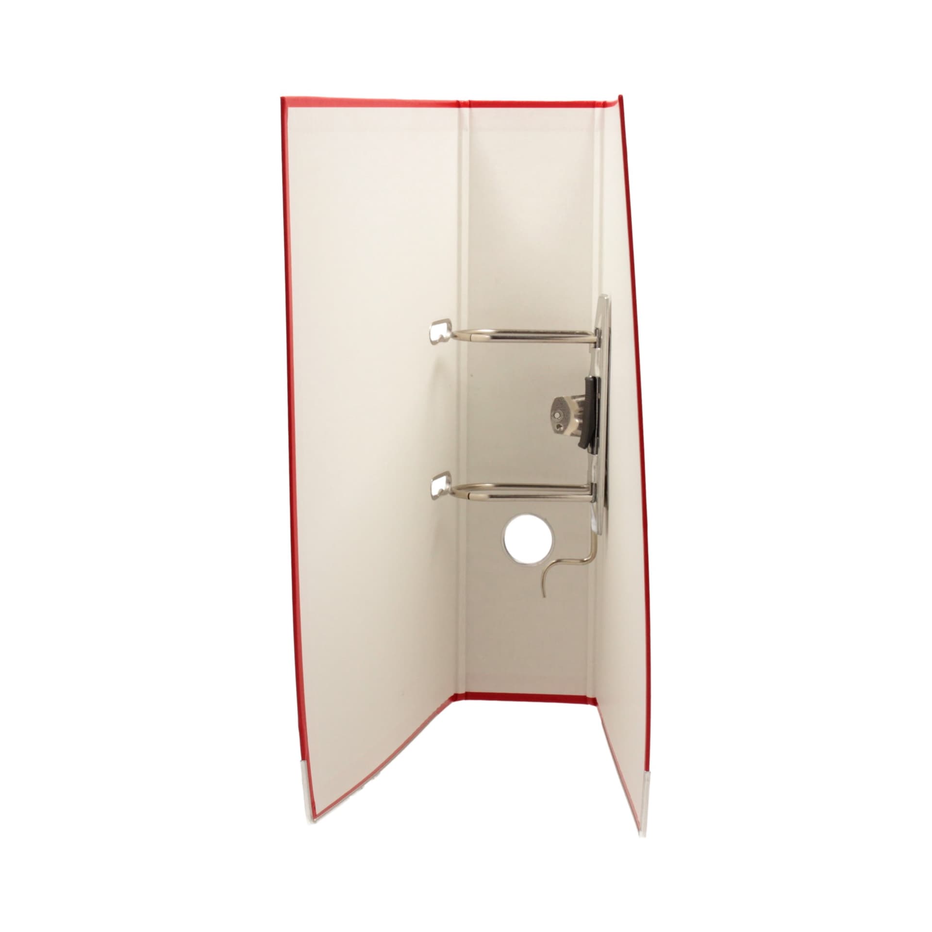 Segregator na dokumenty A4 80mm XXL czerwony z szyną 100551788 BANTEX