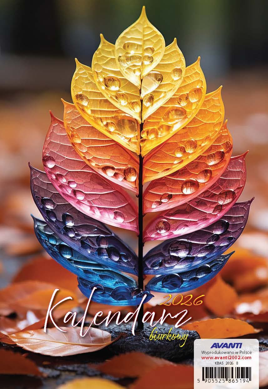 Kalendarz biurkowy A5 pionowy KBA5 AVANTI