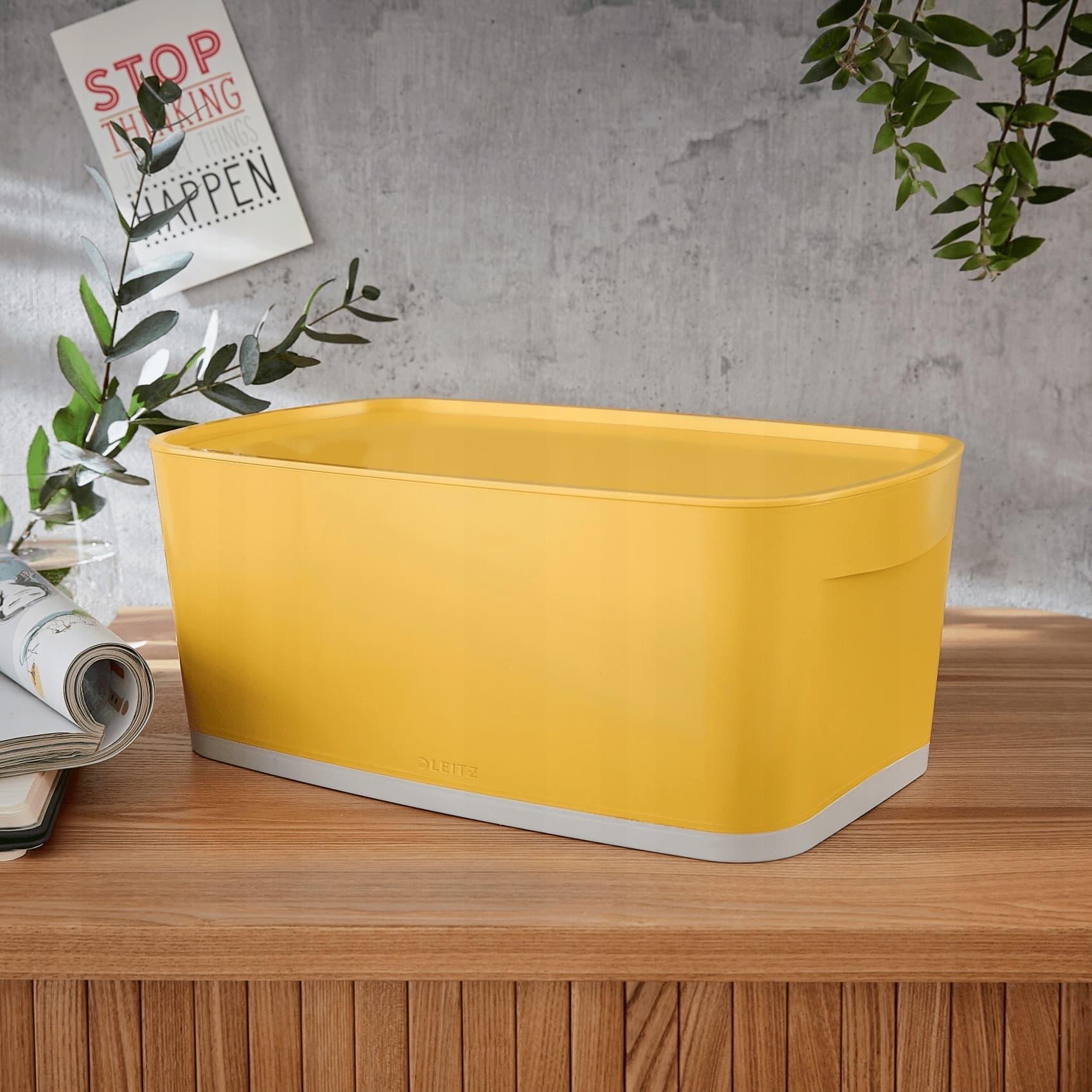 MyBox Cosy mały pojemnik z pokrywką żółty 52630019 LEITZ