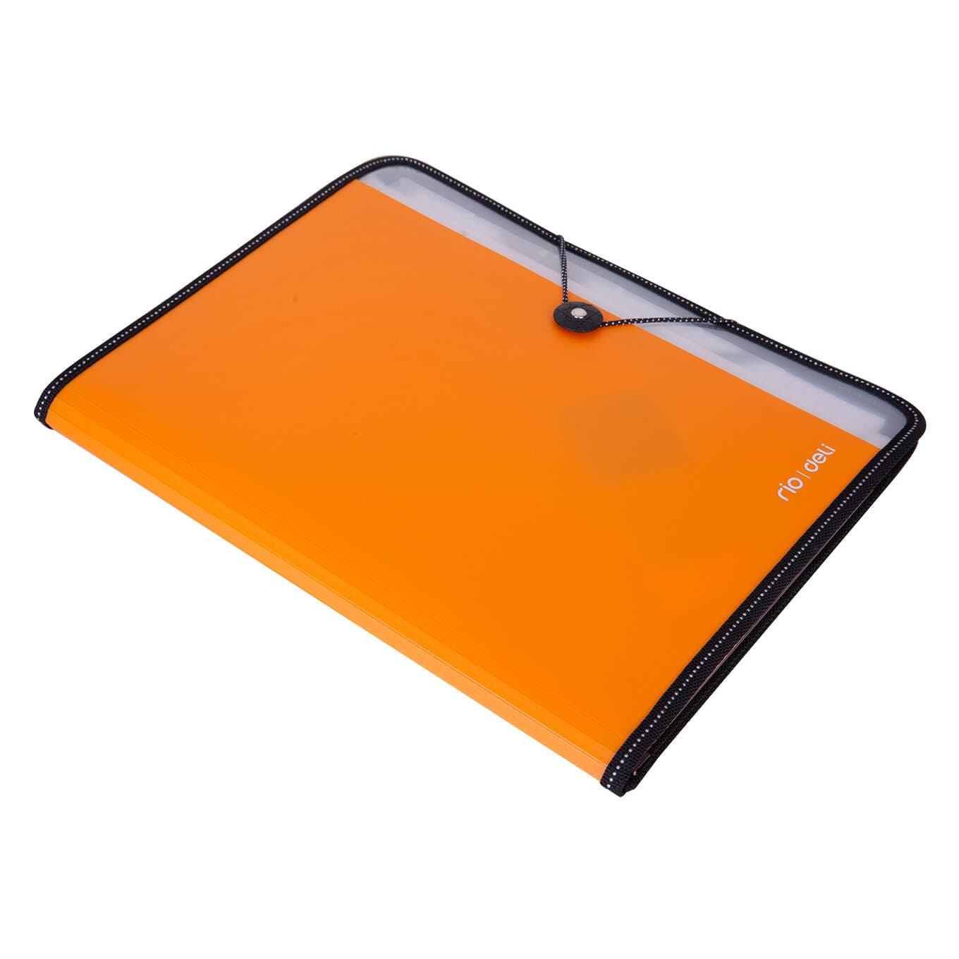 Teczka z gumką A4 7-przegródek RIO pomarańczowa 38965 ORANGE DELI