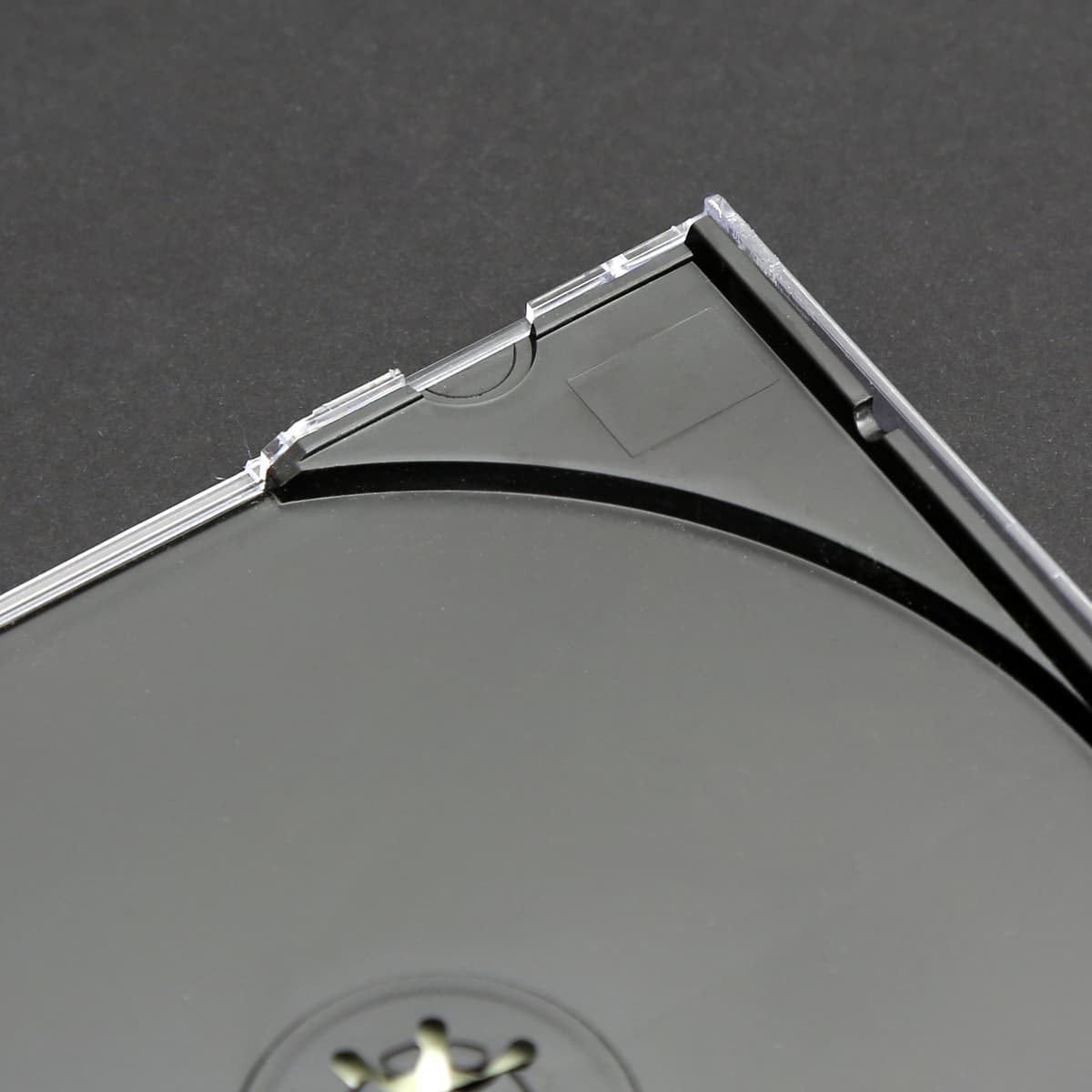 Pudełko na płytę CD jewel 10,4mm czarna taca (10szt) NATUNA (56928)