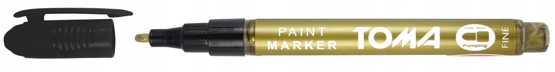 Marker olejowy F złoty 1,5mm TO-441 TOMA