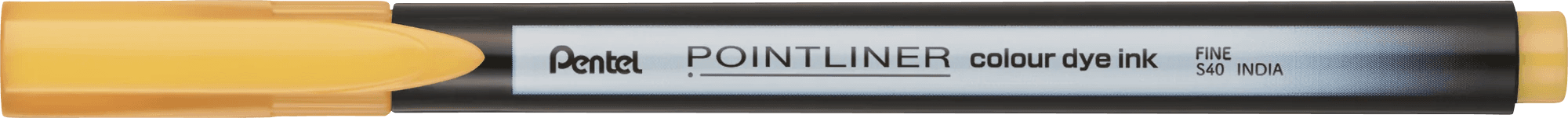 Cienkopis POINTLINER COLOUR ciemnożółty S40-Y PENTEL