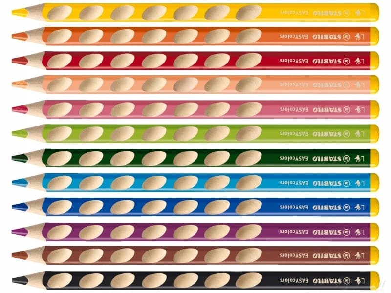 Kredki EASY COLOURS dla lew(12kol.) 331/12 STABILO