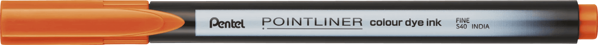 Cienkopis POINTLINER COLOUR pomarańczowy S40-F PENTEL