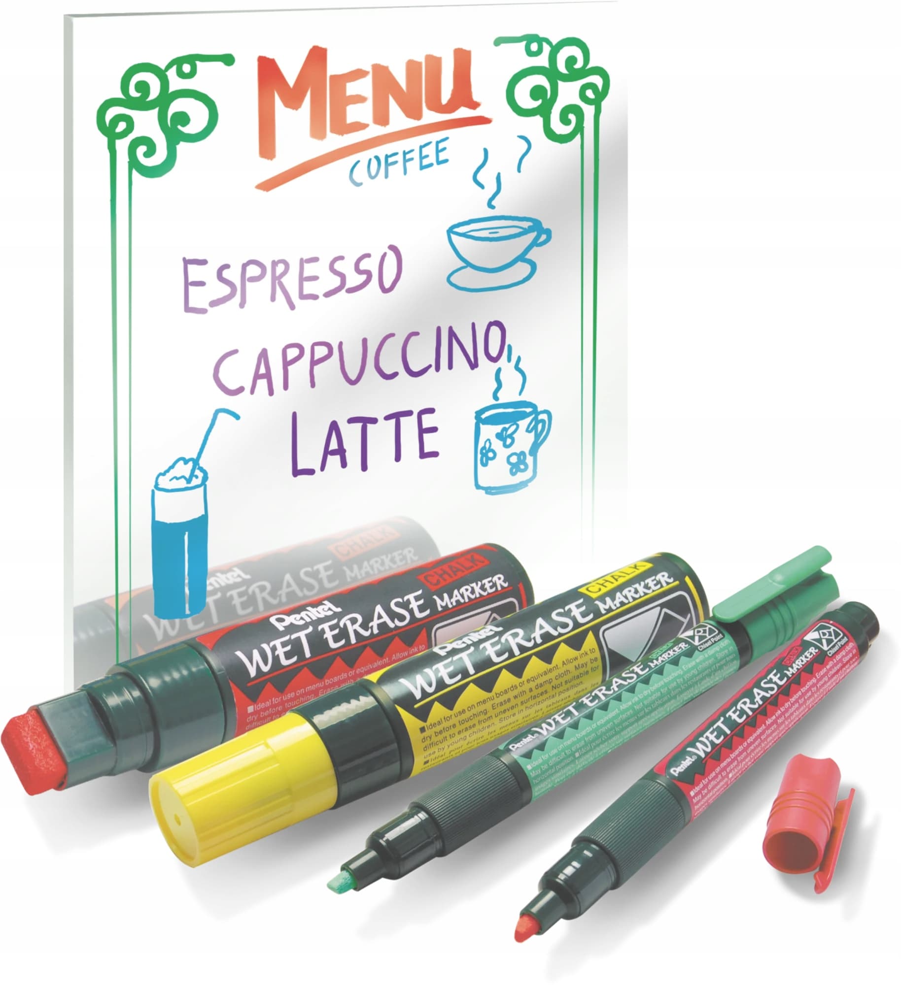 Marker kredowy SMW26-C niebieieski PENTEL