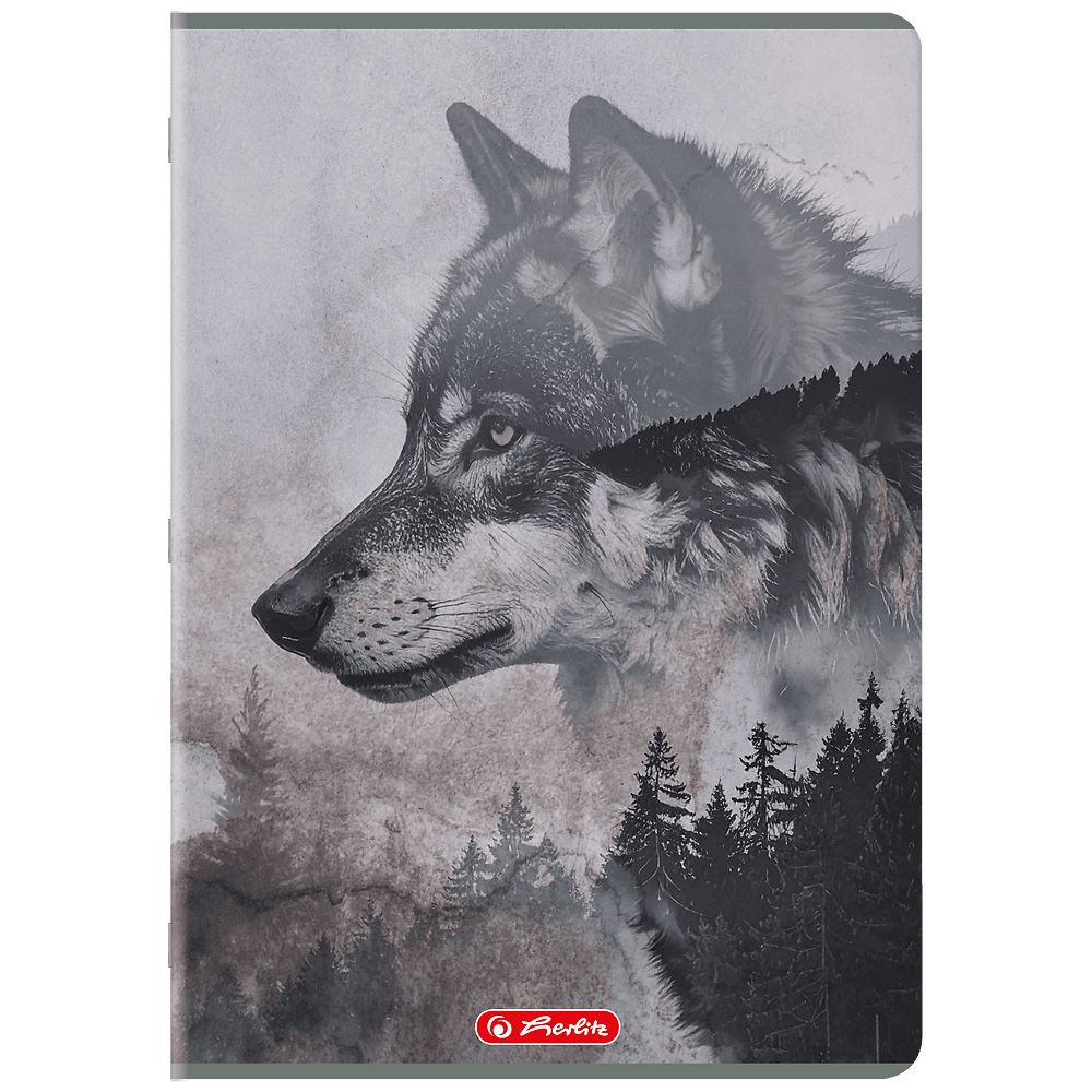 Zeszyt A4 96k linia z marginesem WILD 400206435 HERLITZ