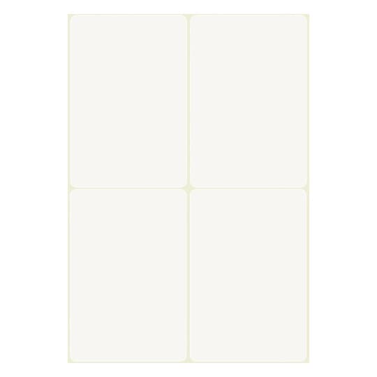Etykieta identyfikatory imienne 80x54mm(10 arkuszy = 40etykiet) białe foliowe 51065 AVERY ZWECKFORM