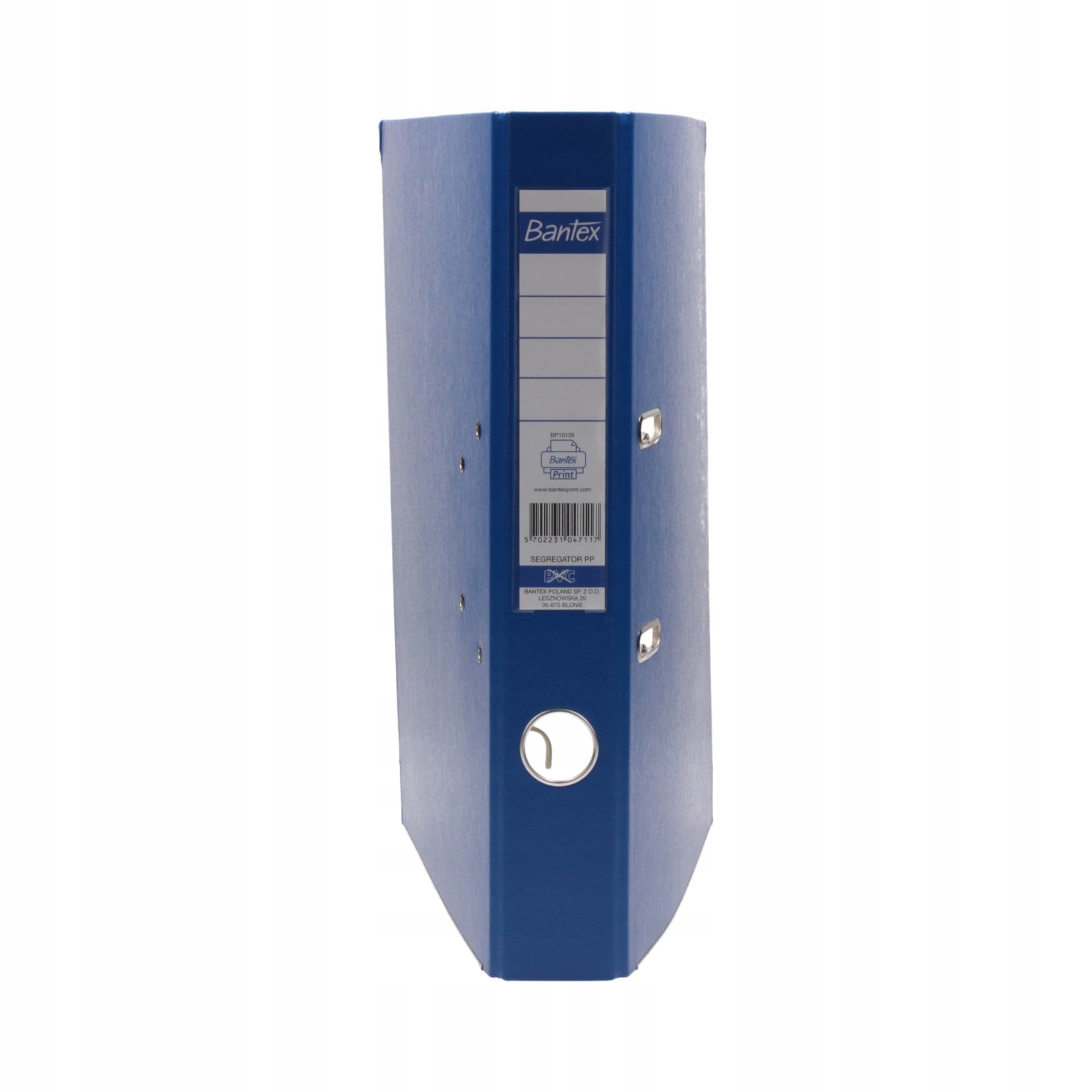 Segregator na dokumenty A4 50mm jasny niebieski z szyną 100551802 BANTEX