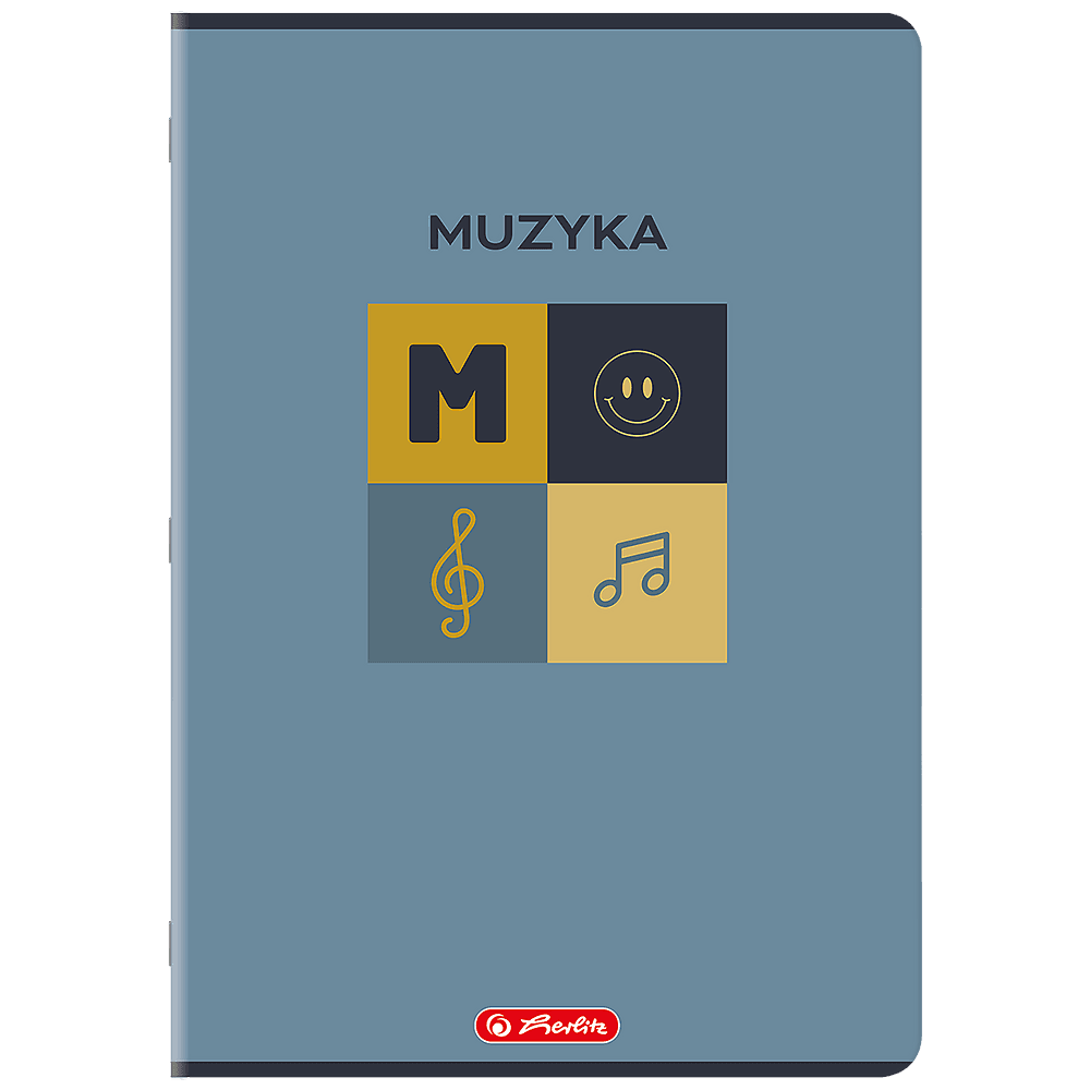 Zeszyt A4 16k pieciolinia MUZYKA pionowy 400206360 HERLITZ