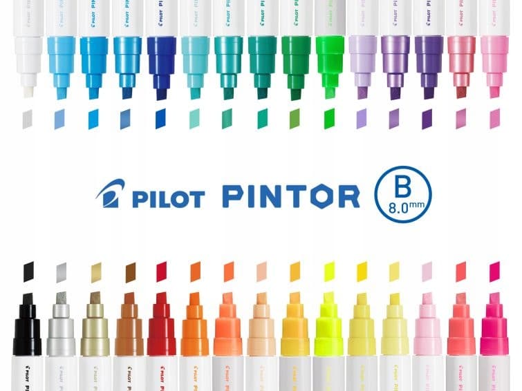 Marker PINTOR B czerwony PISW-PT-B-R PILOT