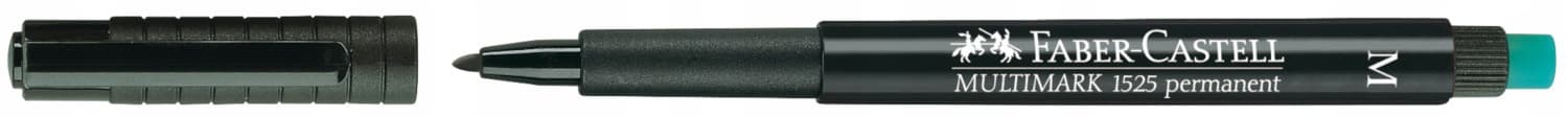 Foliopis z gumką OHP MULTIMARK M 1.0mm czarny 152599 FABER-CASTELL