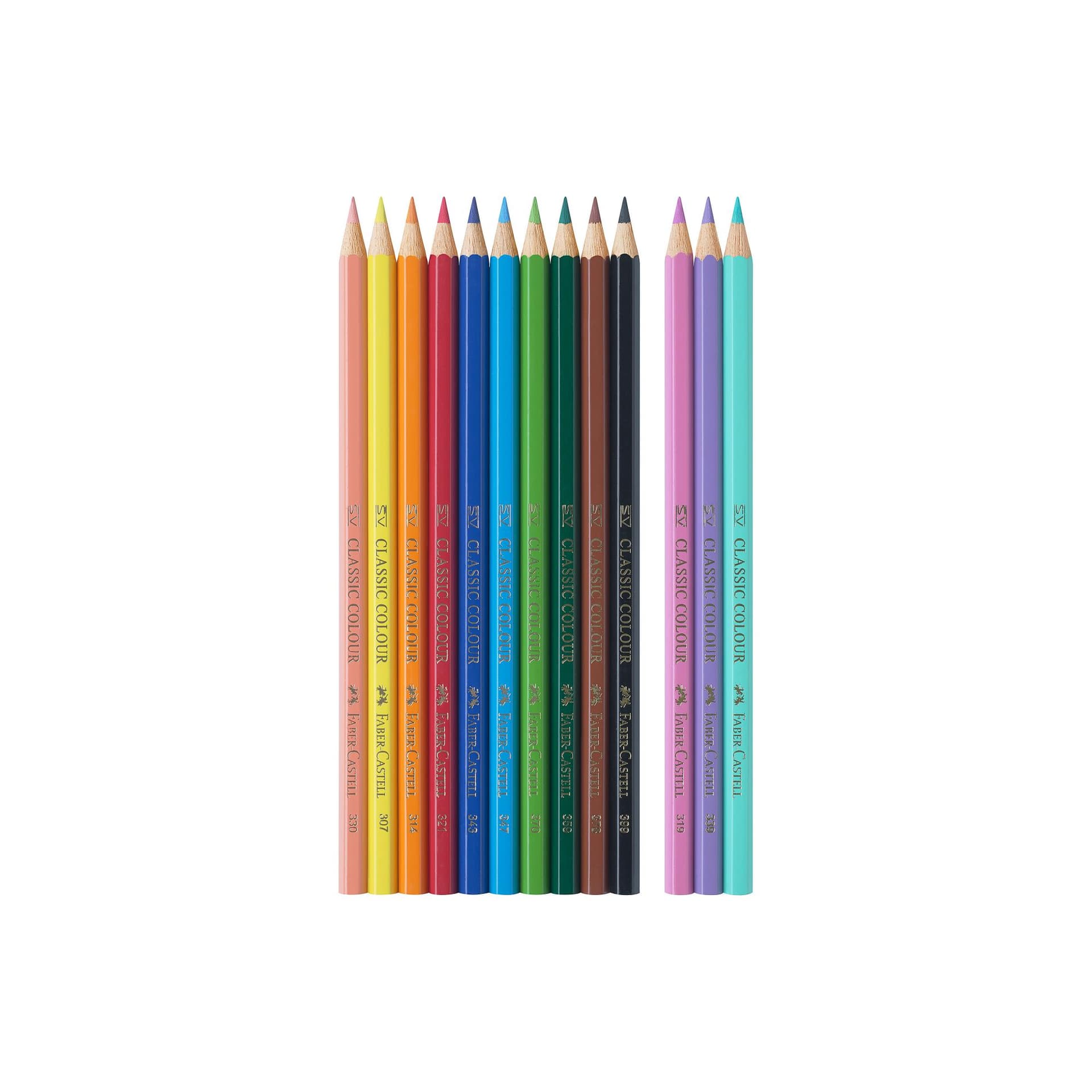 Kredki sześciokątne 10 kolorów + 3kolory pastelowe edycja JEDNOROŻEC 111219 Faber-Castell