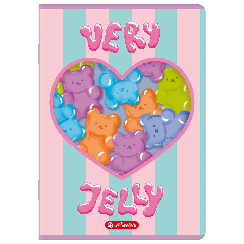 Zeszyt A5 32k kratka z marginesem JELLY 400206378 HERLITZ