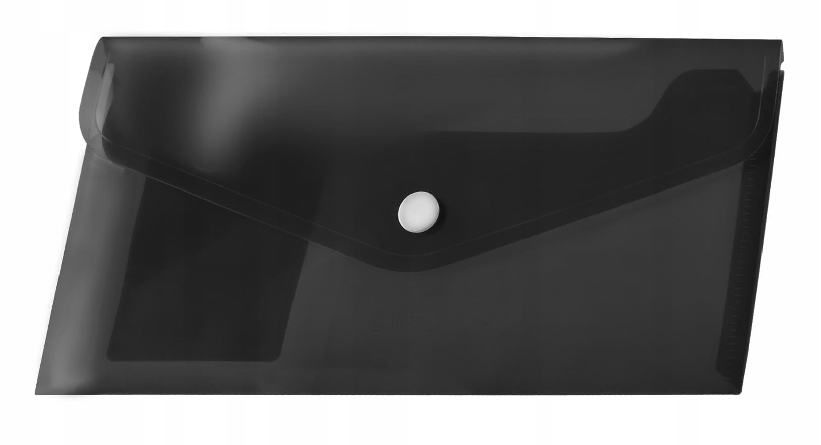 Koperta PP na zatrzask DL czarna (12 szt.) BT612-V TETIS