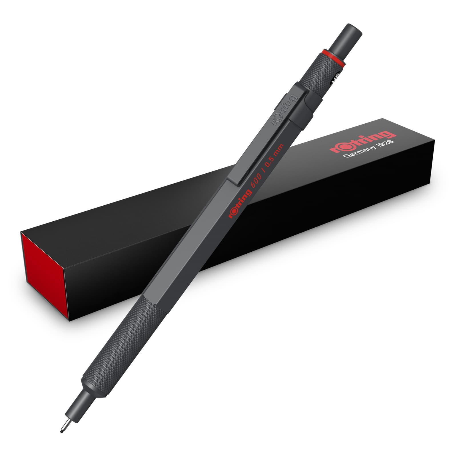 Ołówek aut. 0,5mm HB ROTRING Darkstone obudowa met. 2204409